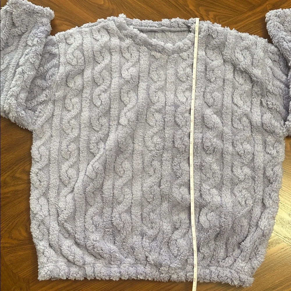 Cozy Purple Lounge Pajama Top - Picture 6 of 10